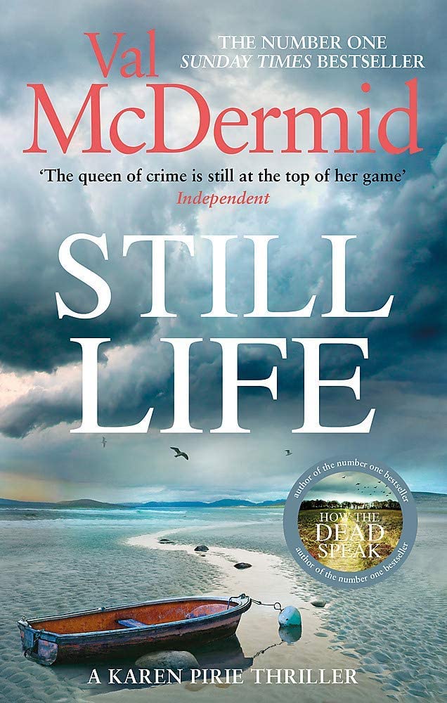 Back cover synopsis view of the Karen Pirie paperback crime fiction collection by Val McDermid