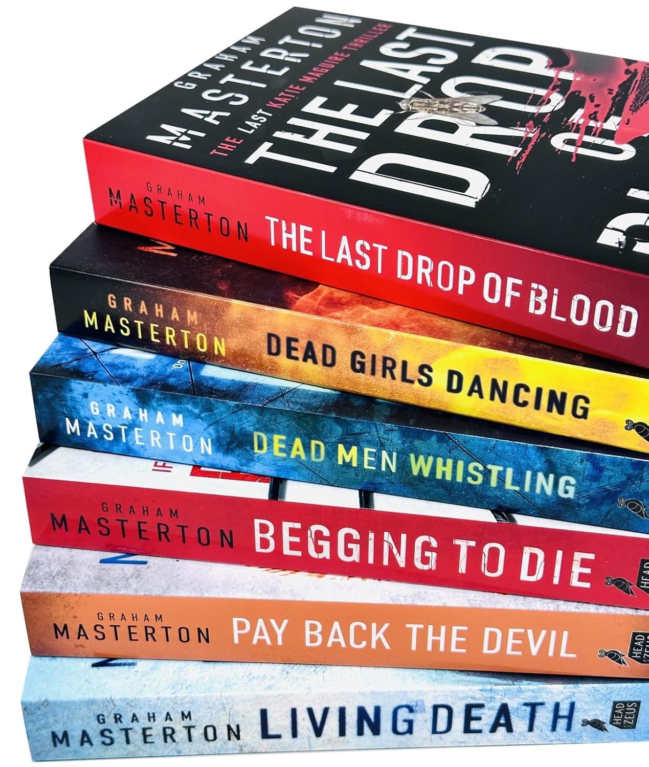 Katie Maguire 6 Books Collection Set - spines of all six paperback novels lined up together