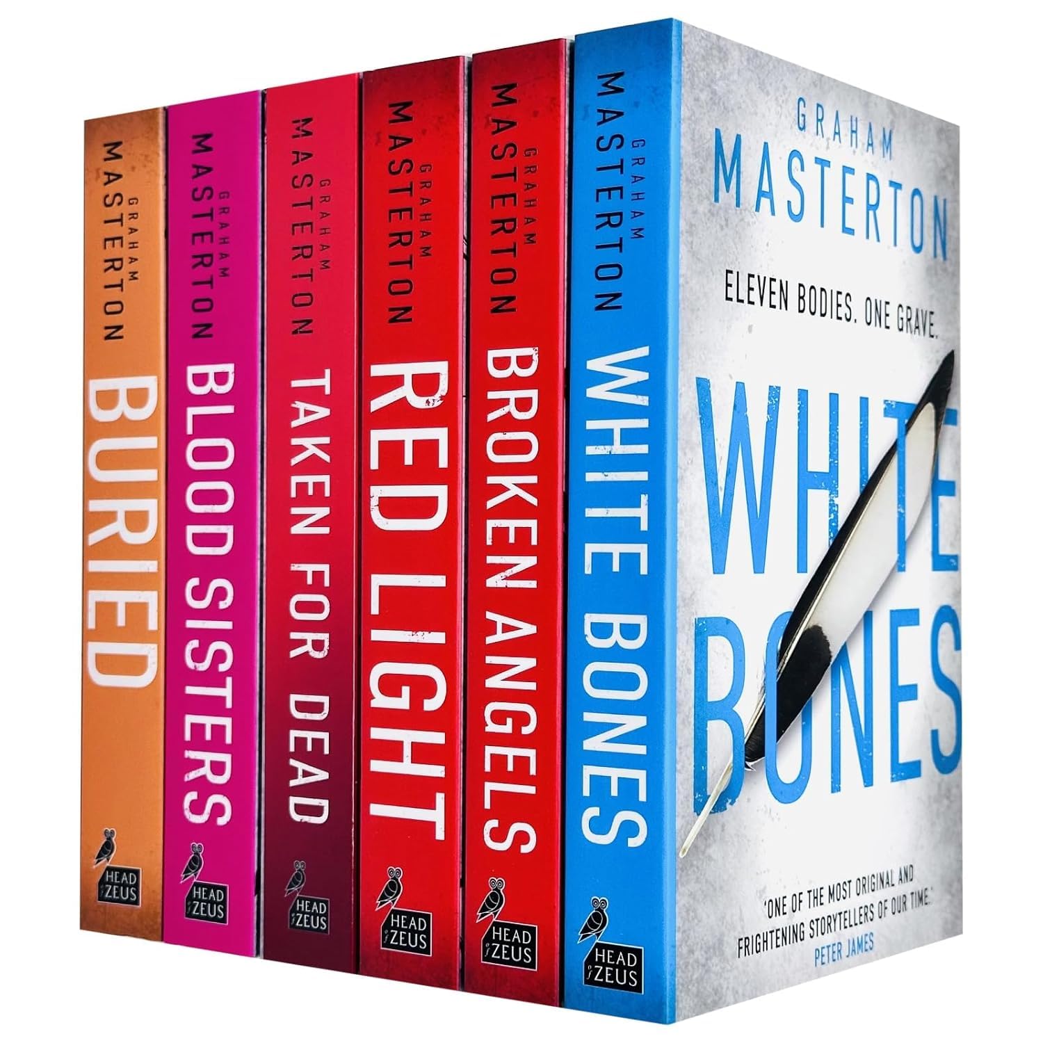 Katie Maguire 6 Books Collection Set by Graham Masterton - full set front covers, paperback