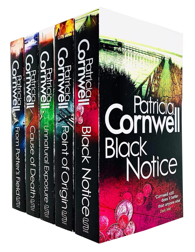 Front cover of the Kay Scarpetta Series 6-10 paperback collection set by Patricia Cornwell, five crime fiction novels.