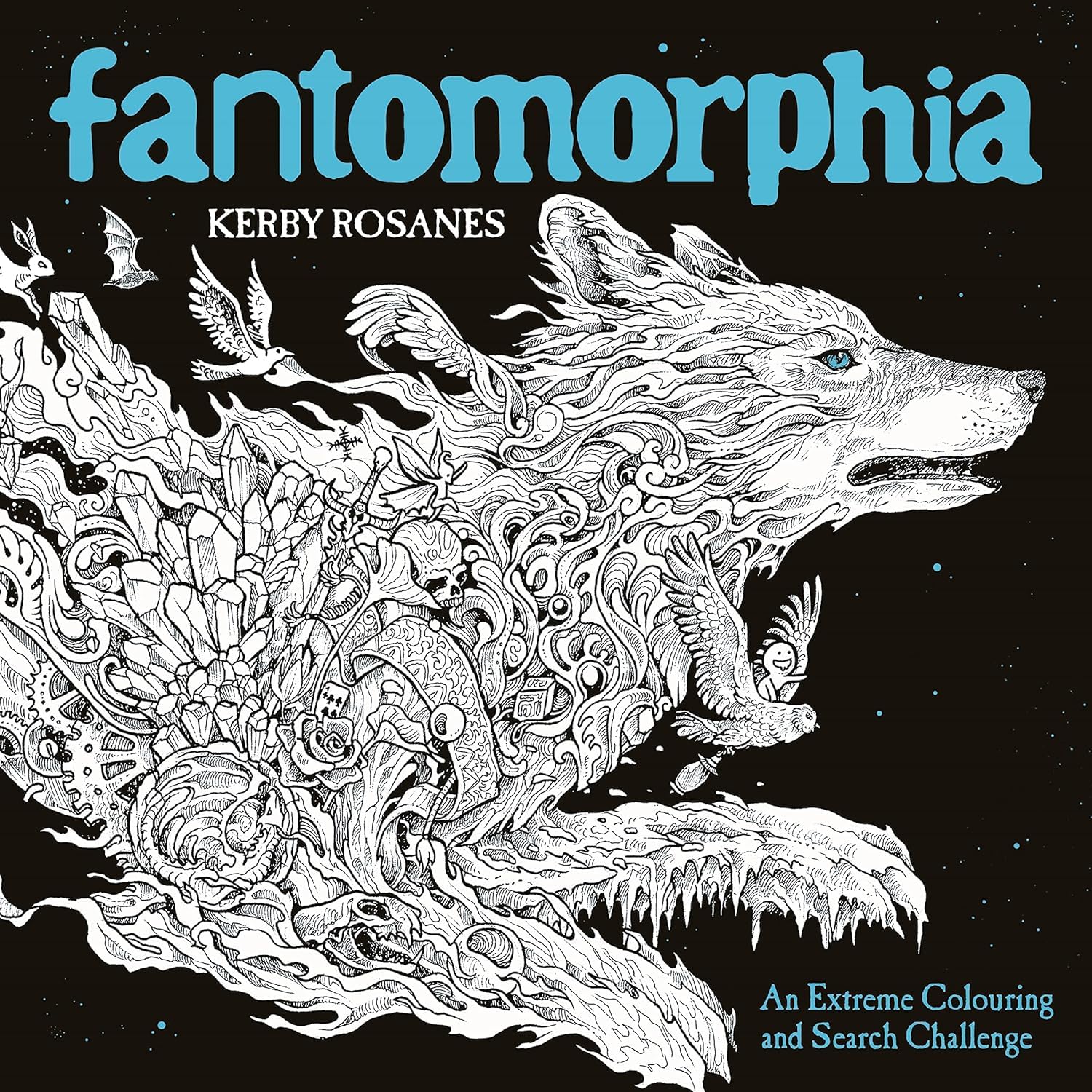 Mythomorphia and Fantomorphia paperback covers from the Kerby Rosanes coloring set