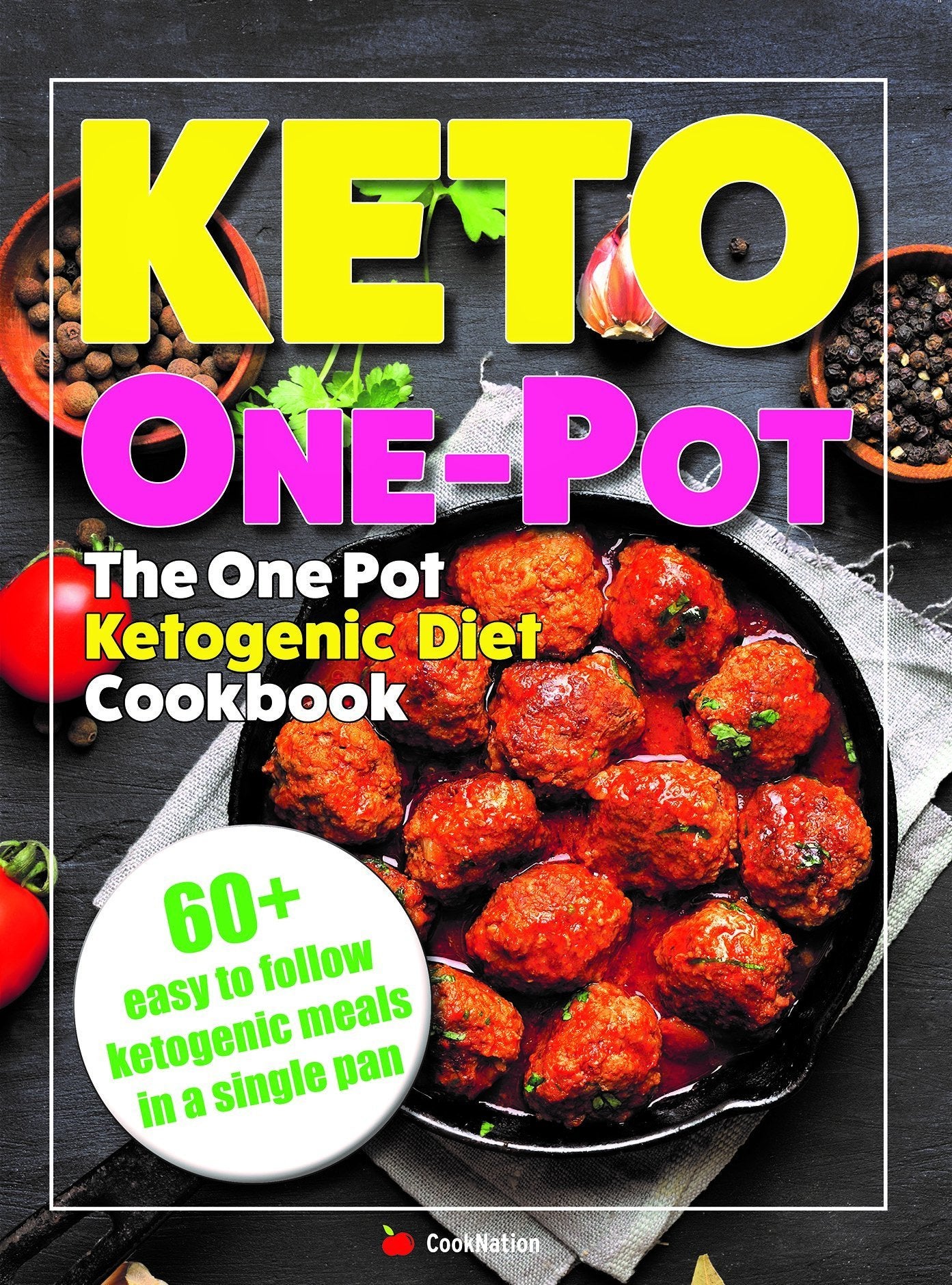 The One Pot Ketogenic Diet Cookbook paperback cover from the KetoFast Diets set