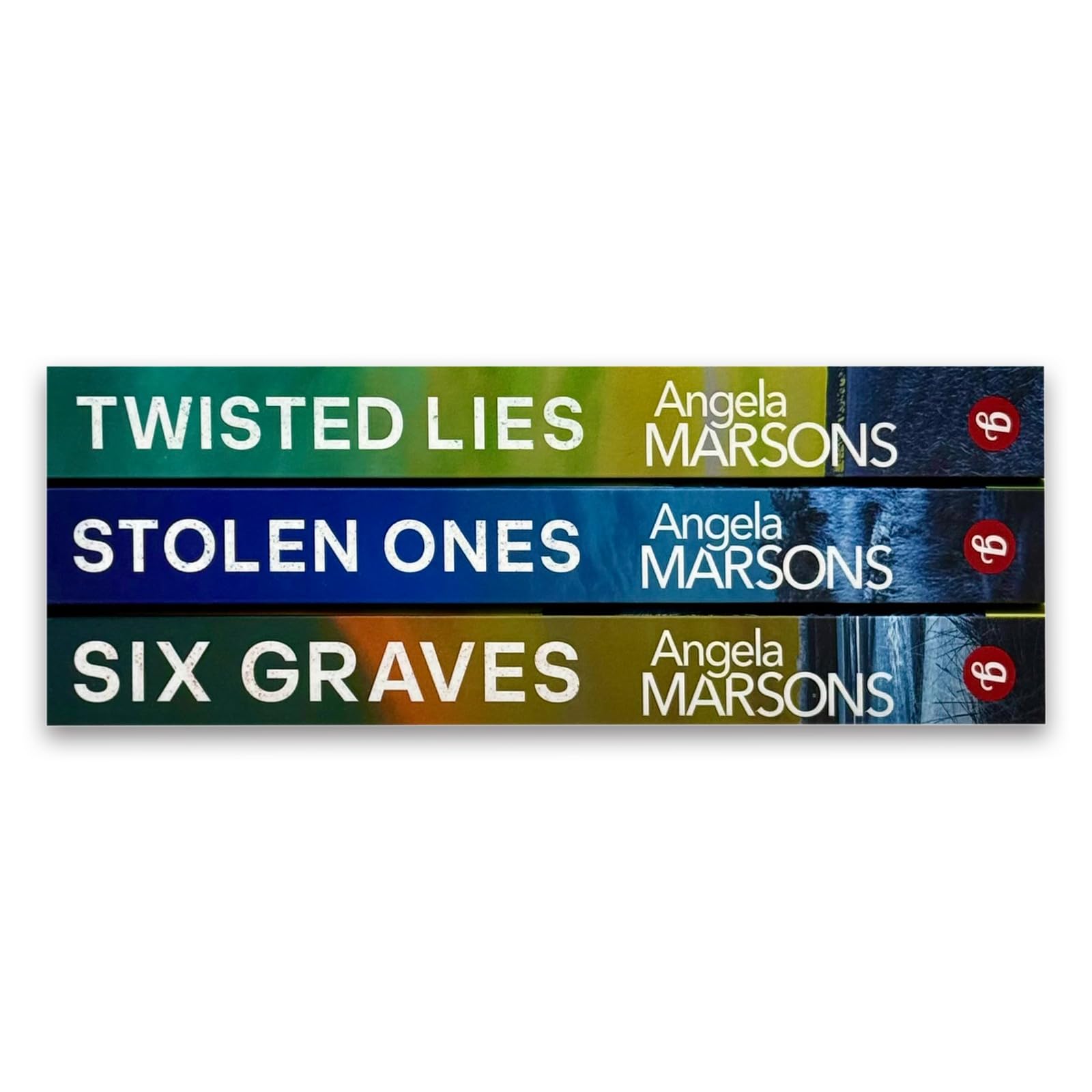 Twisted Lies by Angela Marsons paperback book cover, Kim Stone series book 14