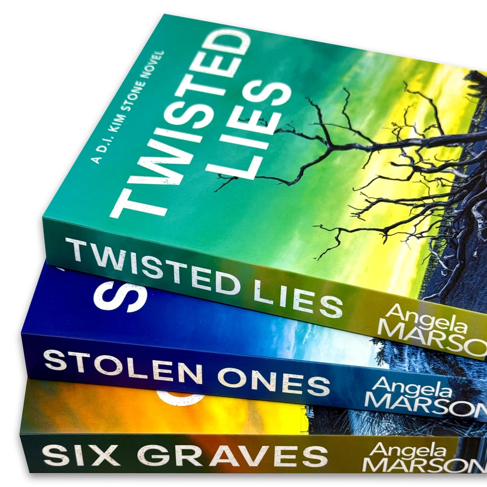 Stolen Ones by Angela Marsons paperback book cover, Kim Stone series book 15