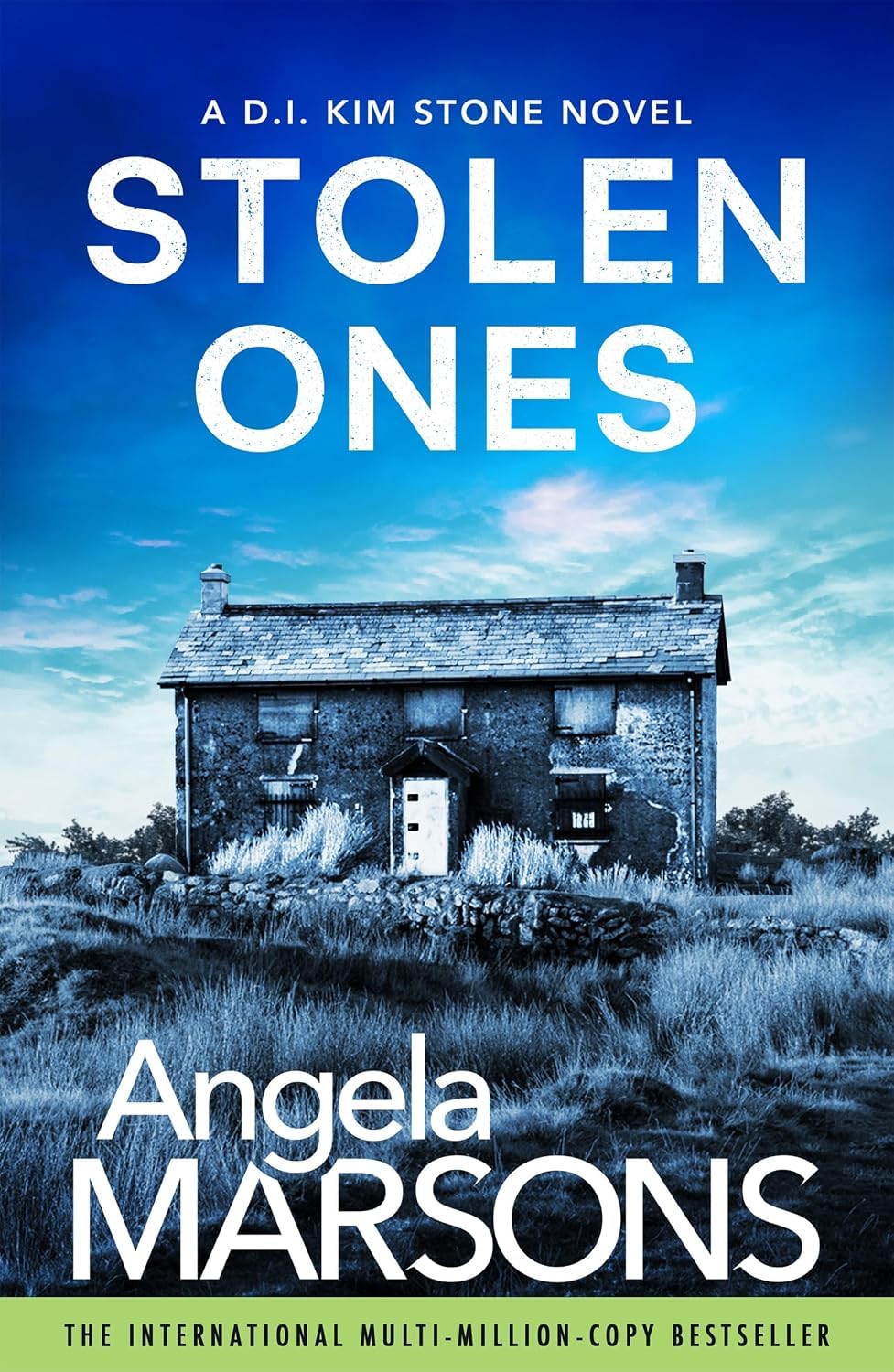 Back cover blurb view of the Kim Stone series 3 book paperback collection by Angela Marsons