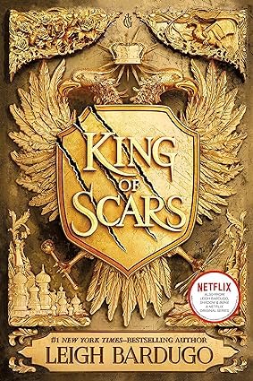 King of Scars and Rule of Wolves hardcover books shown together as a Grishaverse duology set