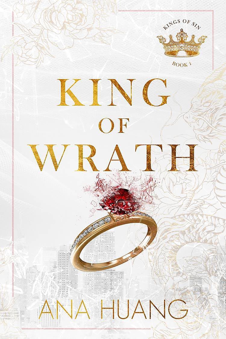 Kings of Sin Series by Ana Huang, five paperback books stacked vertically, front covers facing forward.