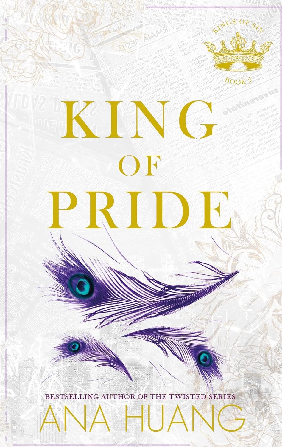 Kings of Sin Series Collection by Ana Huang, five paperback books stacked flat on a white background showing spine details.