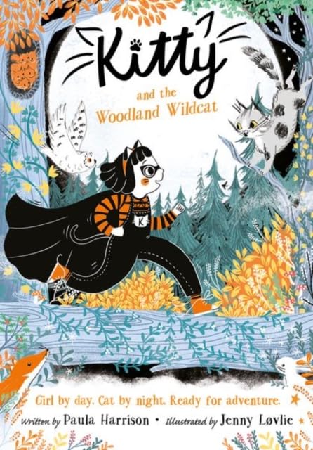 Kitty and the Woodland Wildcat and Kitty and the Vanishing Act paperback covers