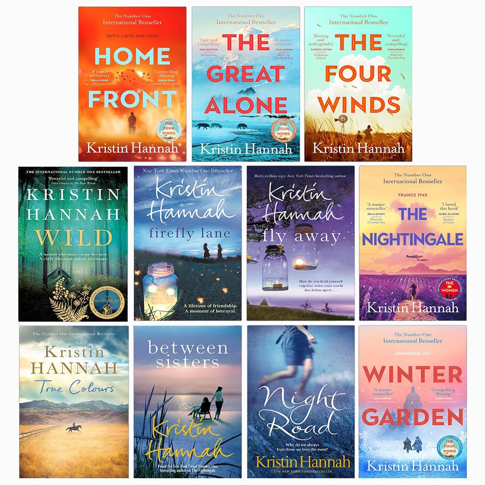 Kristin Hannah 11 Books Collection Set paperback front cover showing all included titles