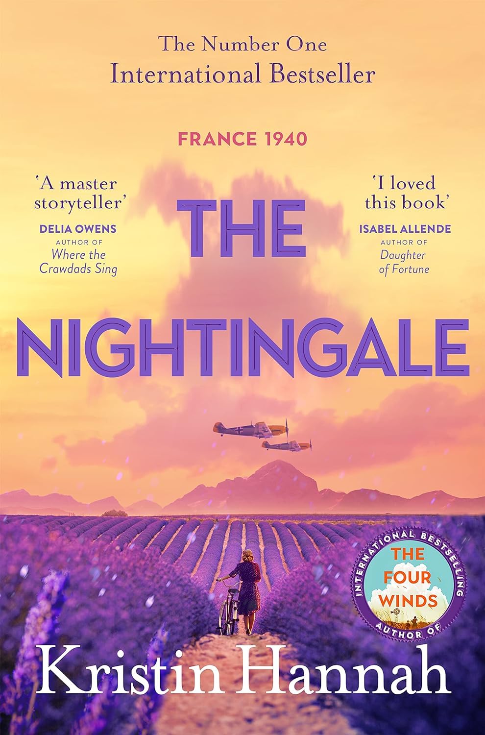 Angled view of the Kristin Hannah Collection paperback set showing The Great Alone and Winter Garden covers