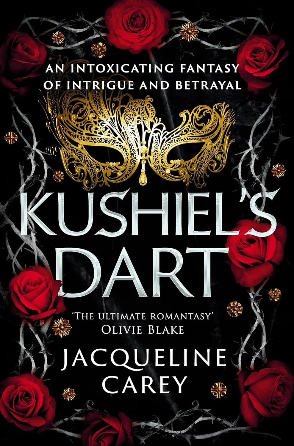 Kushiel's Dart paperback front cover by Jacqueline Carey, book one of the Kushiel's Legacy fantasy trilogy