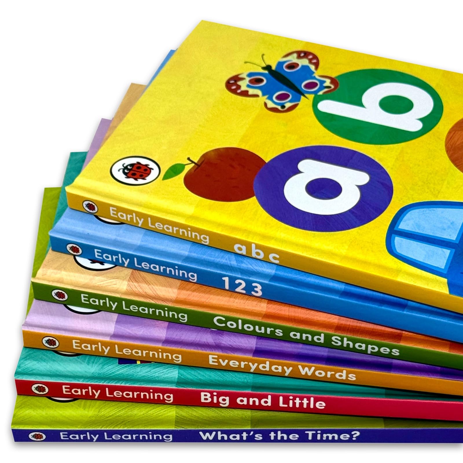 Ladybird Early Learning Library Colours and Shapes and Everyday Words hardback book covers