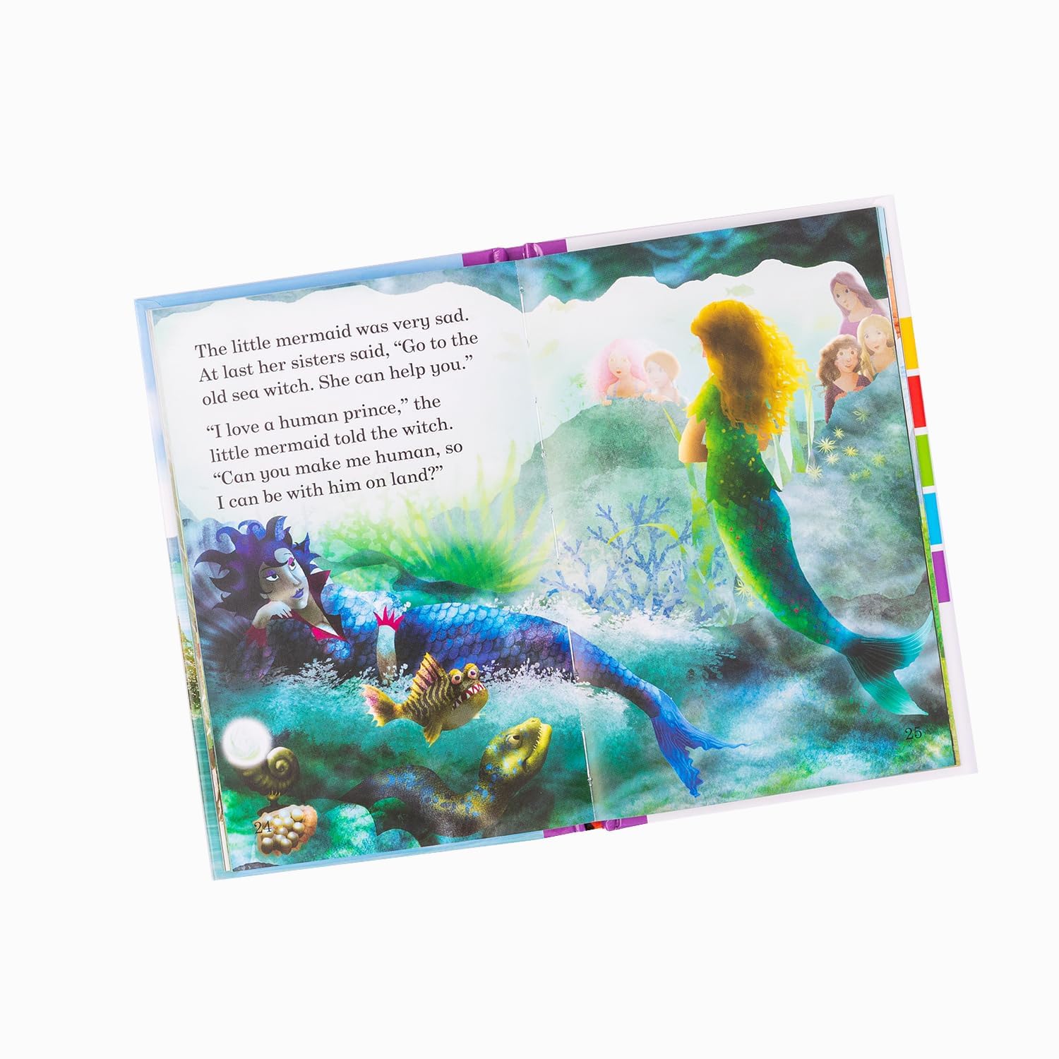 Ladybird Read It Yourself Level 4 tuck box side view showing compact paperback storybooks stacked inside