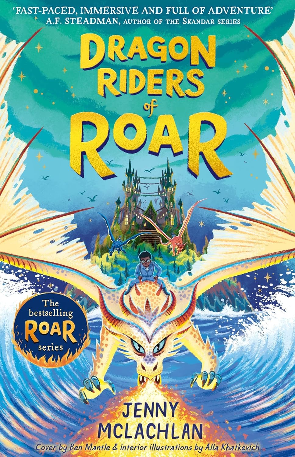 The Lost Dragon of Roar paperback front cover, book 5 in the Land of Roar series by Jenny McLachlan