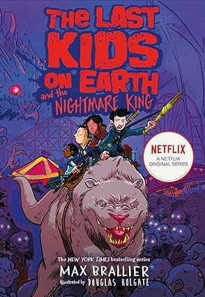 back cover synopsis view of a Last Kids on Earth paperback showing age range details