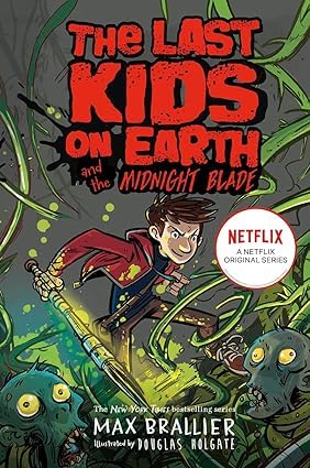 grouped covers of Last Kids on Earth titles including Cosmic Beyond and Midnight Blade
