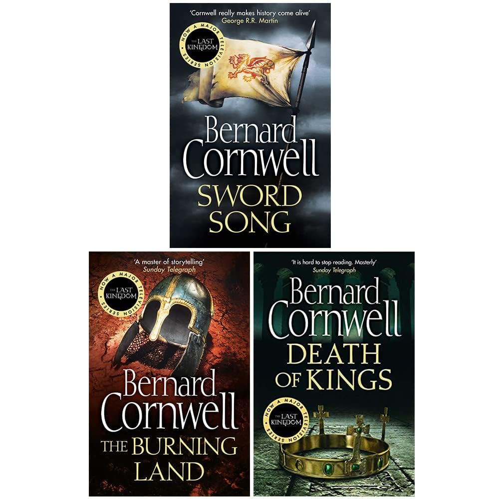 The Last Kingdom Saxon Tales Series 4-6 by Bernard Cornwell paperback collection set front cover