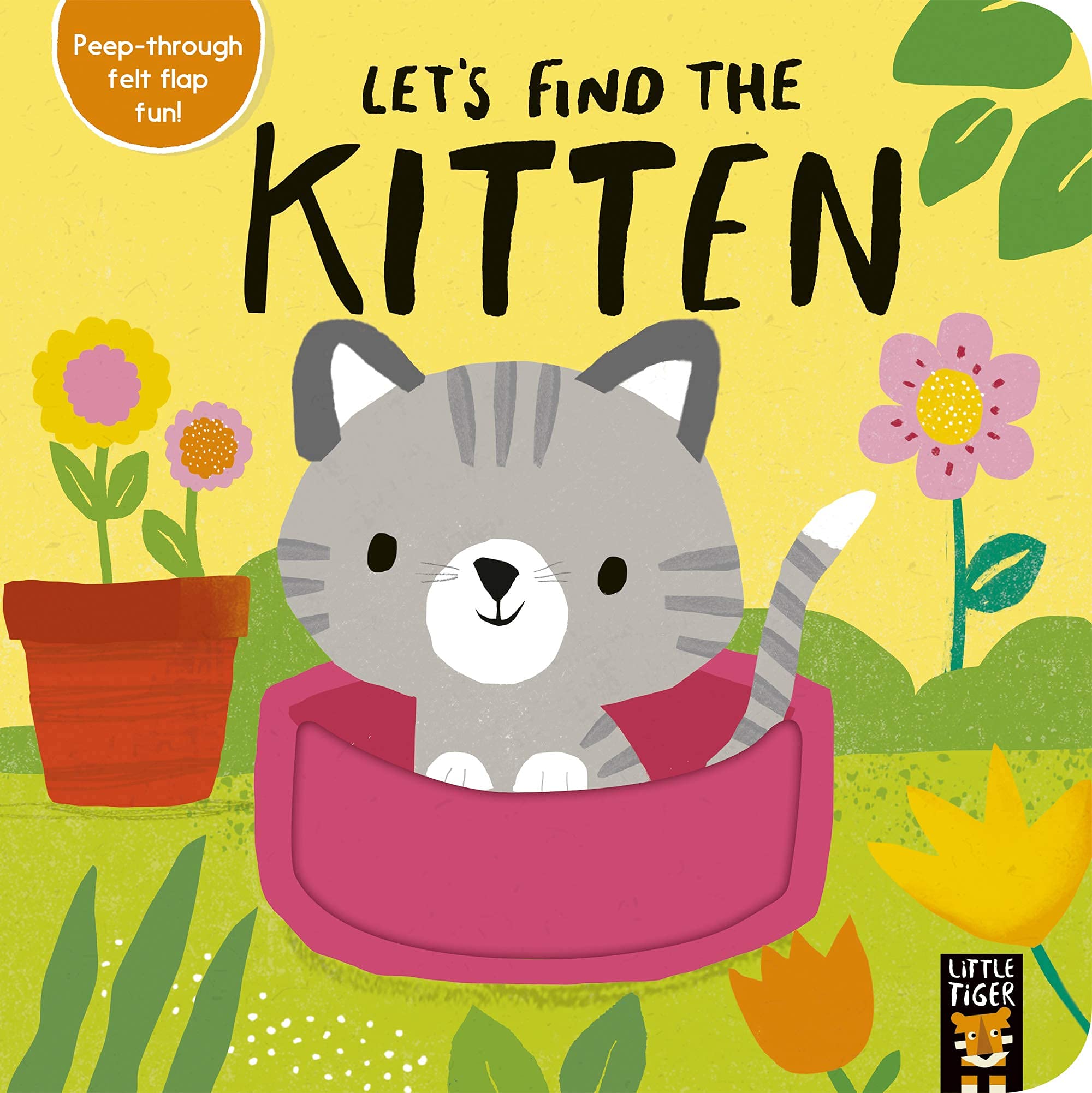 Let's Find the Kitten board book cover from the Let's Find The Animals collection