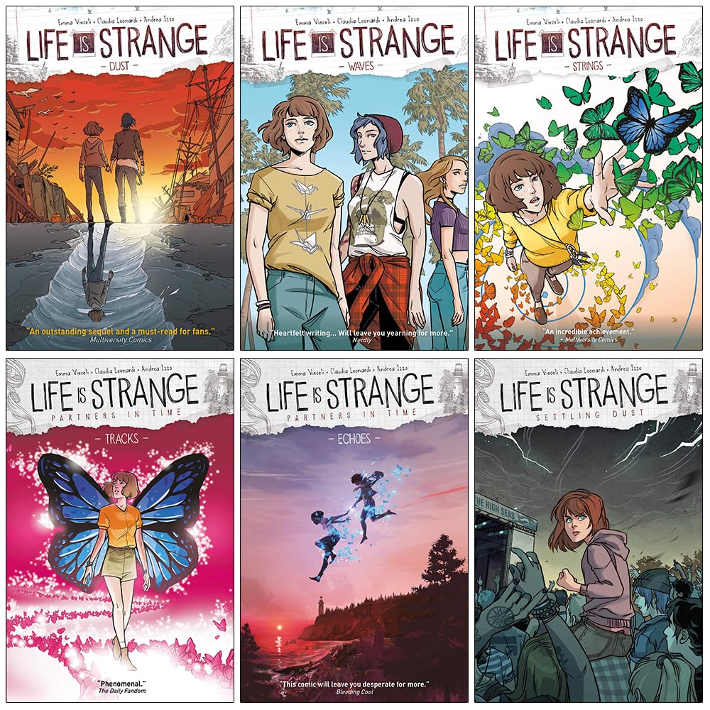 Life Is Strange paperback graphic novel cover - one of the six volumes in this Emma Vieceli collection