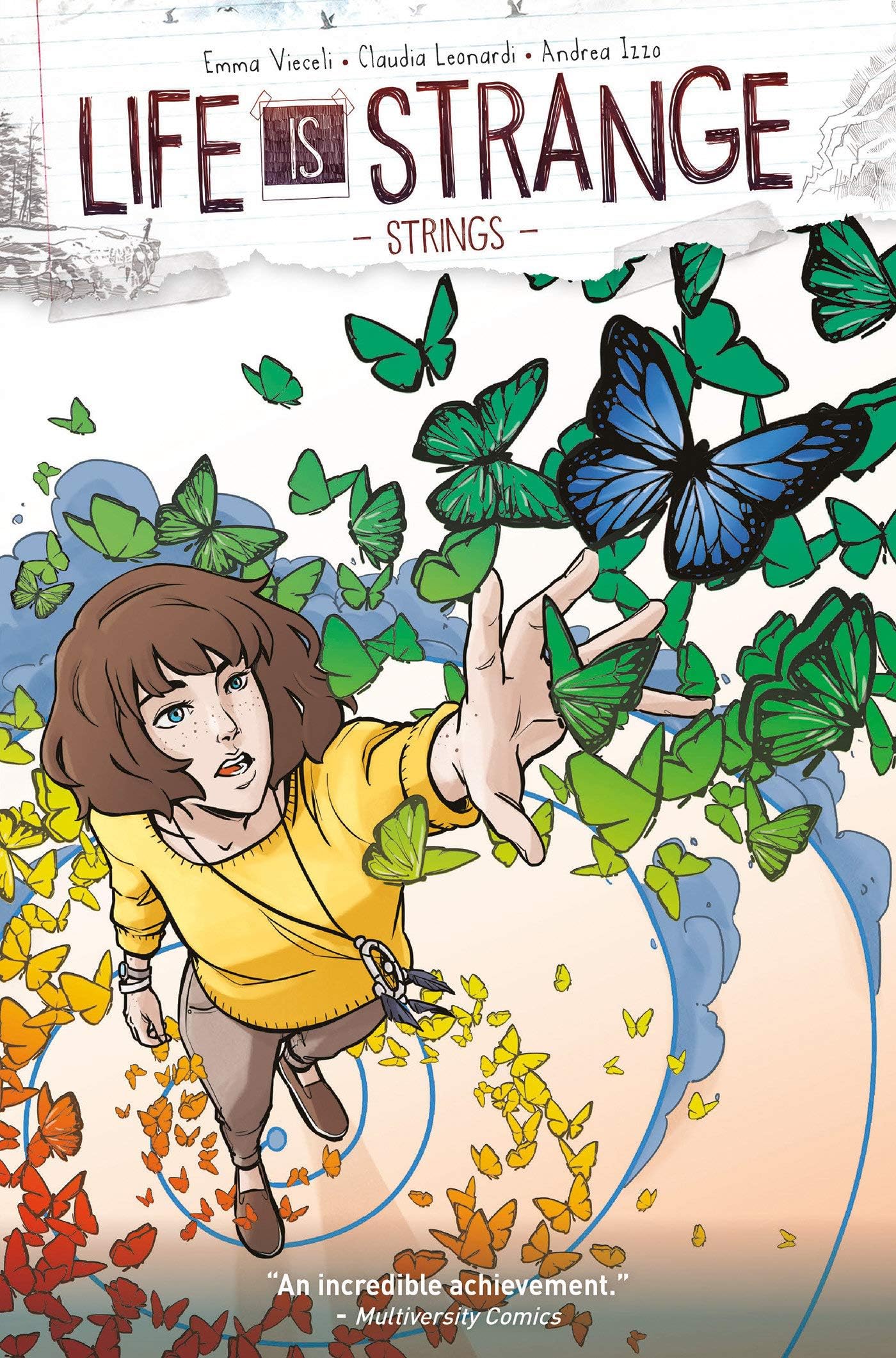 Life Is Strange graphic novel paperback cover, part of the Dust to Settling Dust collection