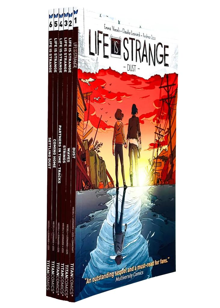 Life Is Strange Volumes 1-6 paperback collection set by Emma Vieceli - front cover artwork