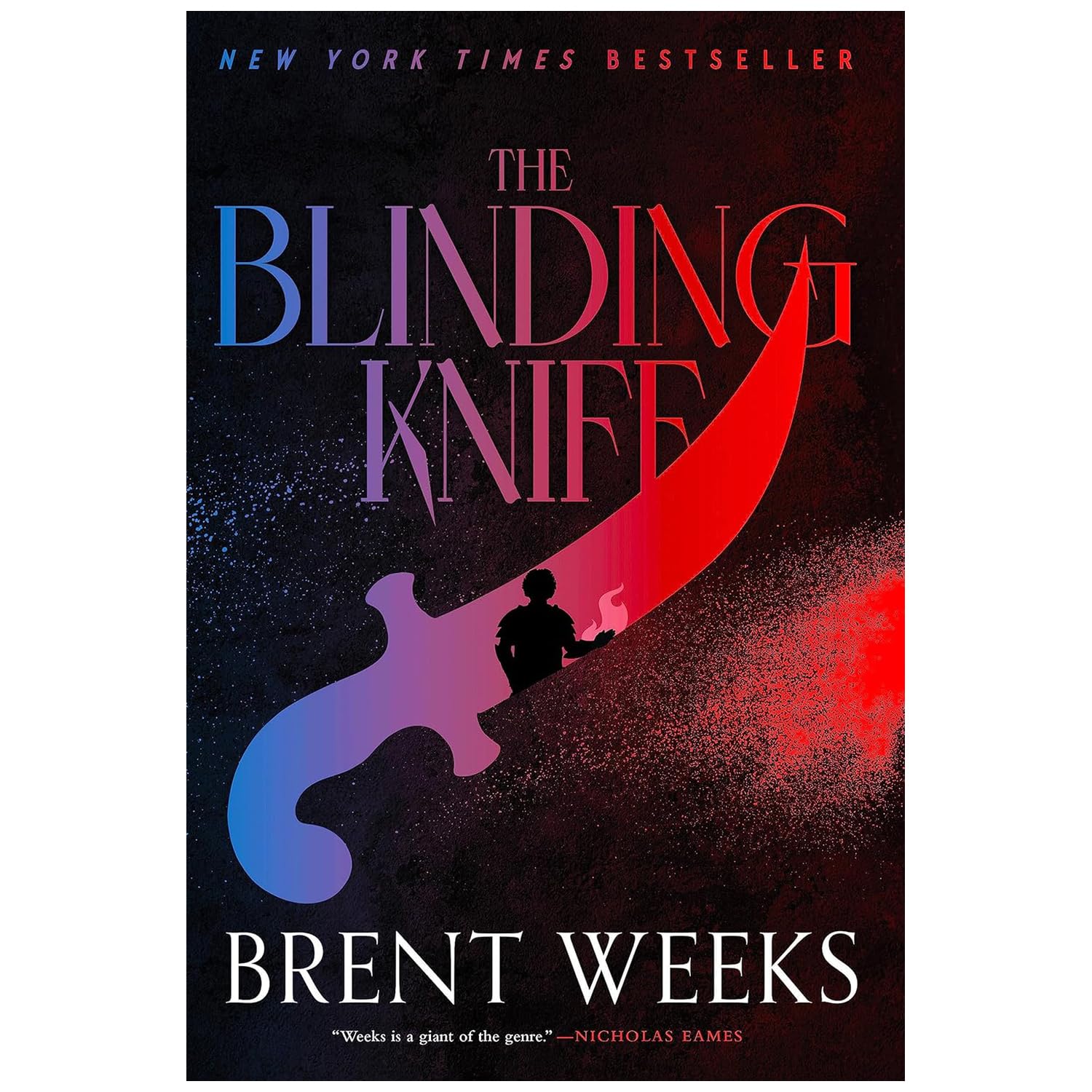 The Burning White paperback cover, the final book in the Brent Weeks Lightbringer 5 book set