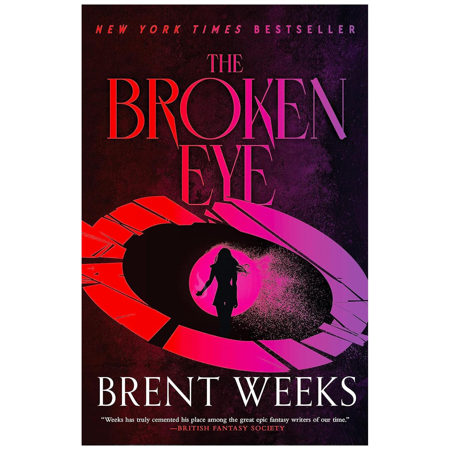 All five Lightbringer paperbacks by Brent Weeks fanned out showing spines and cover art