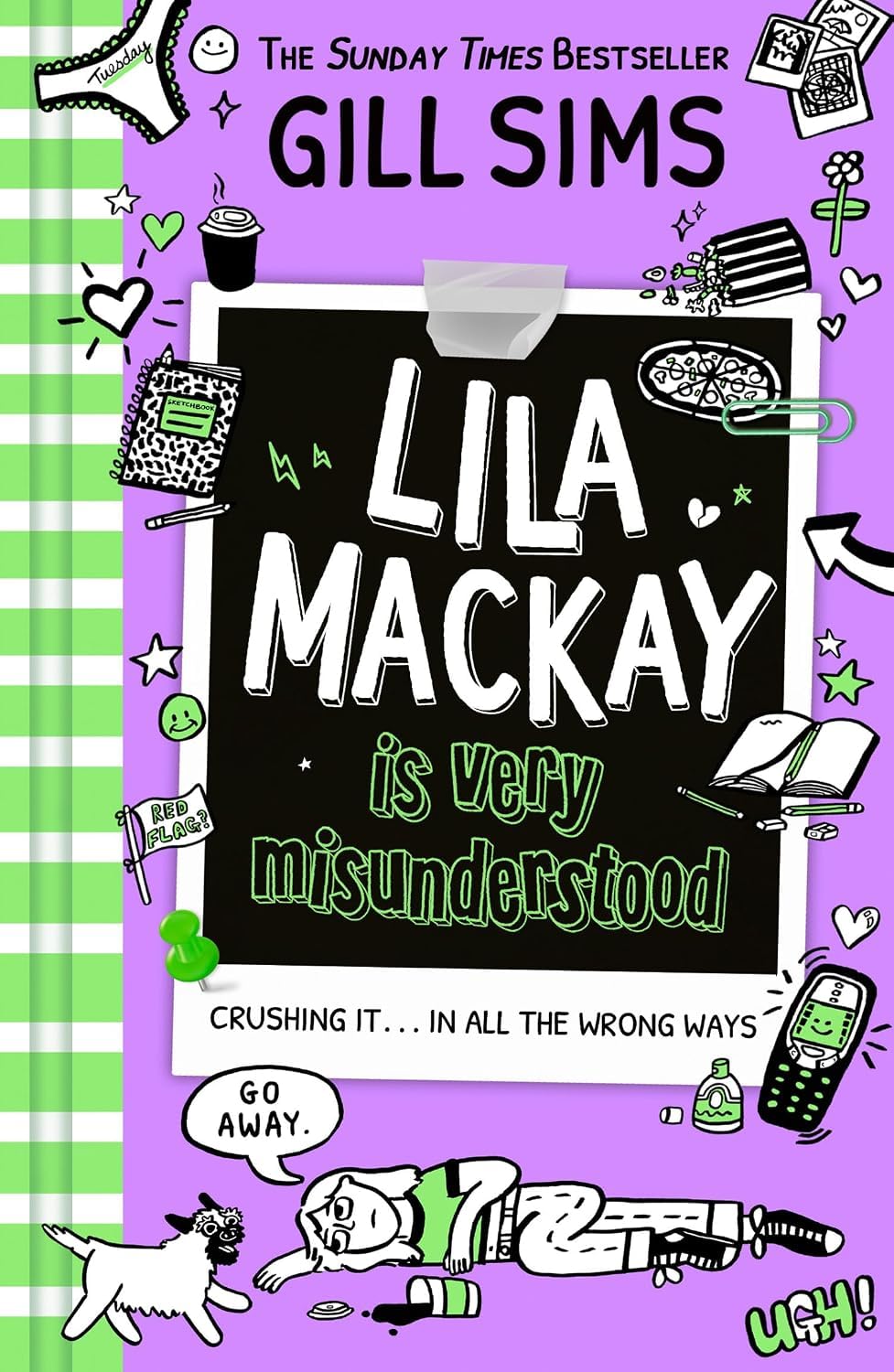 Lila Mackay Finds Life Very Unfair by Gill Sims - front cover of the second paperback in the set