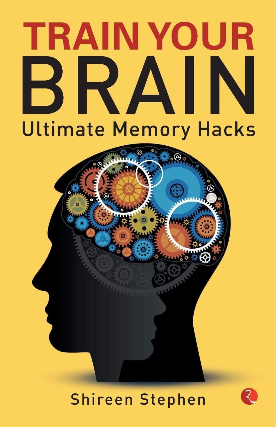 Train Your Brain by Shireen Stephen and The Brain: The Story of You by David Eagleman covers shown together