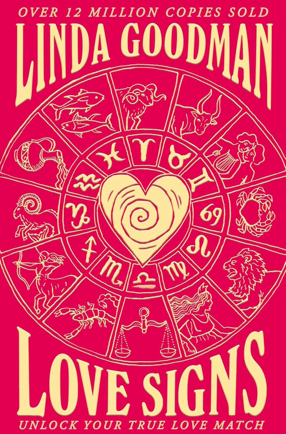 Linda Goodman's Relationship Signs and Star Signs paperback covers displayed side by side
