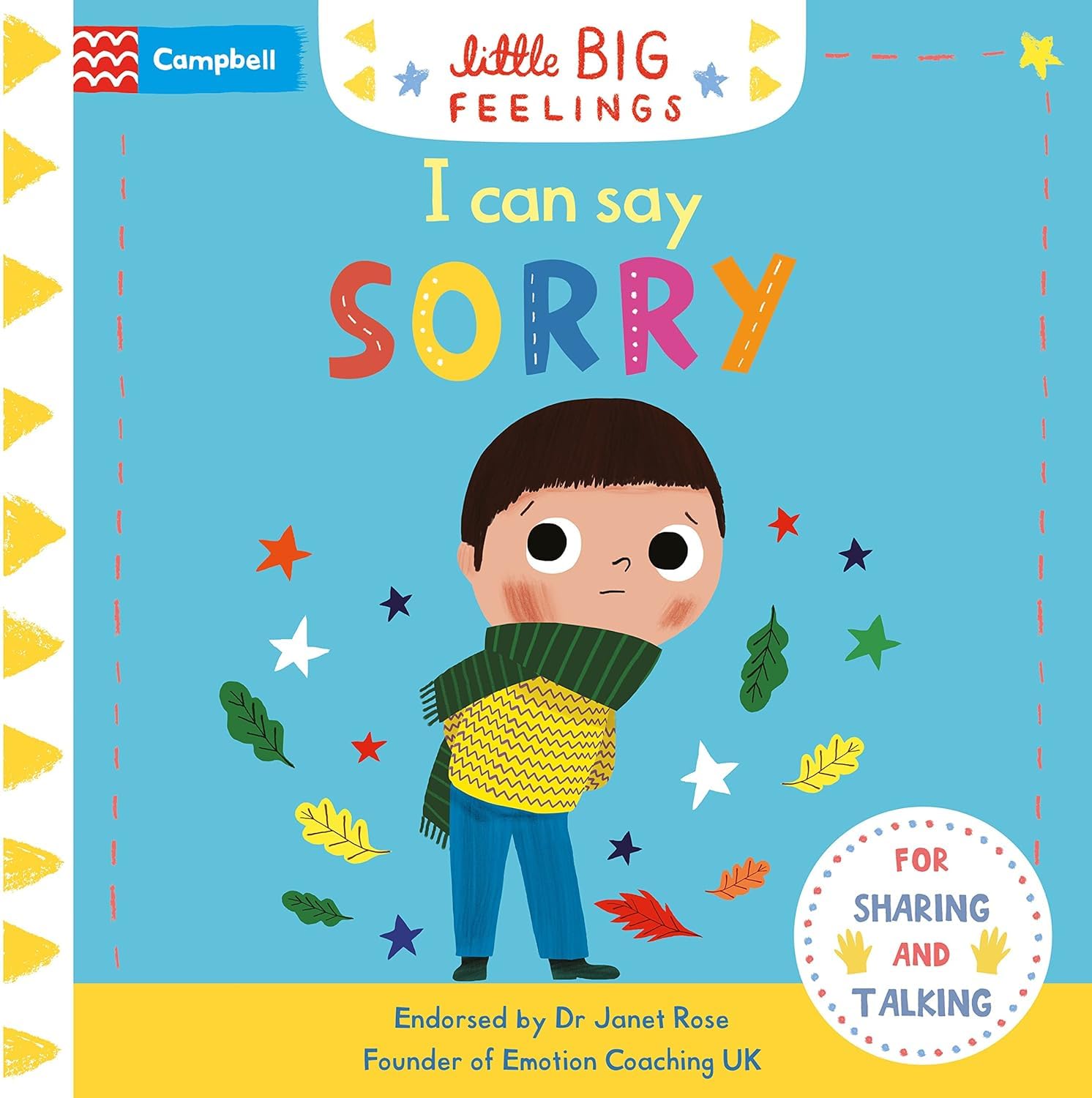 Little Big Feelings board book stack showing the sturdy, chunky board book format for small hands