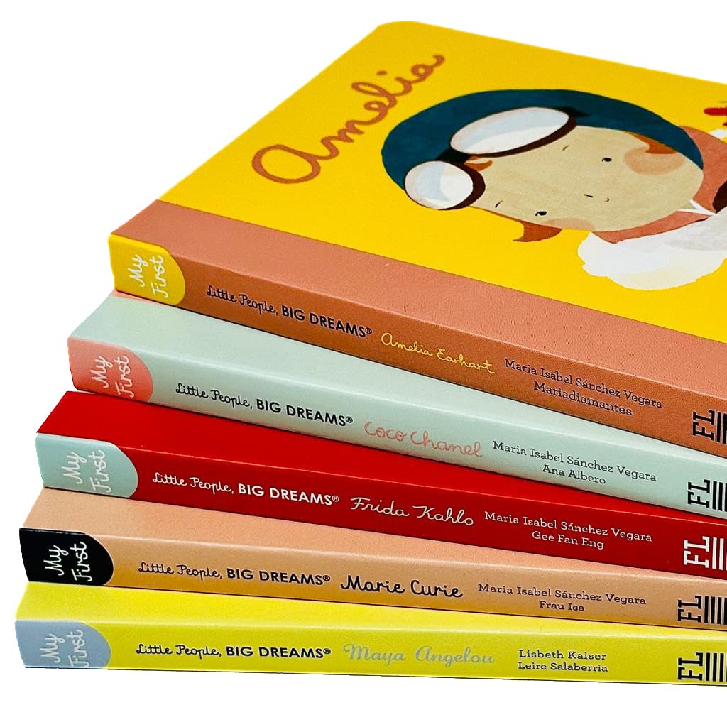 Little People, Big Dreams: Marie Curie board book front cover, ages 3-7