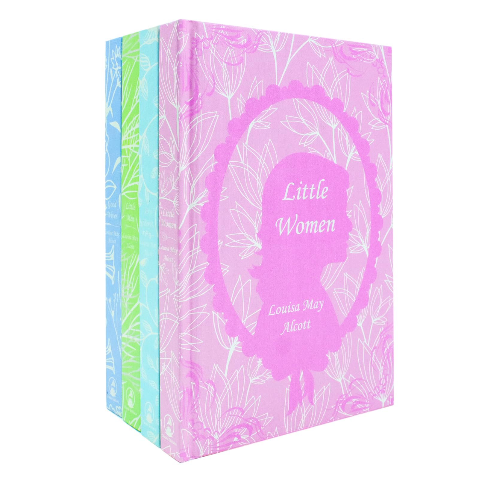 Close-up of Little Women hardback box set cover artwork