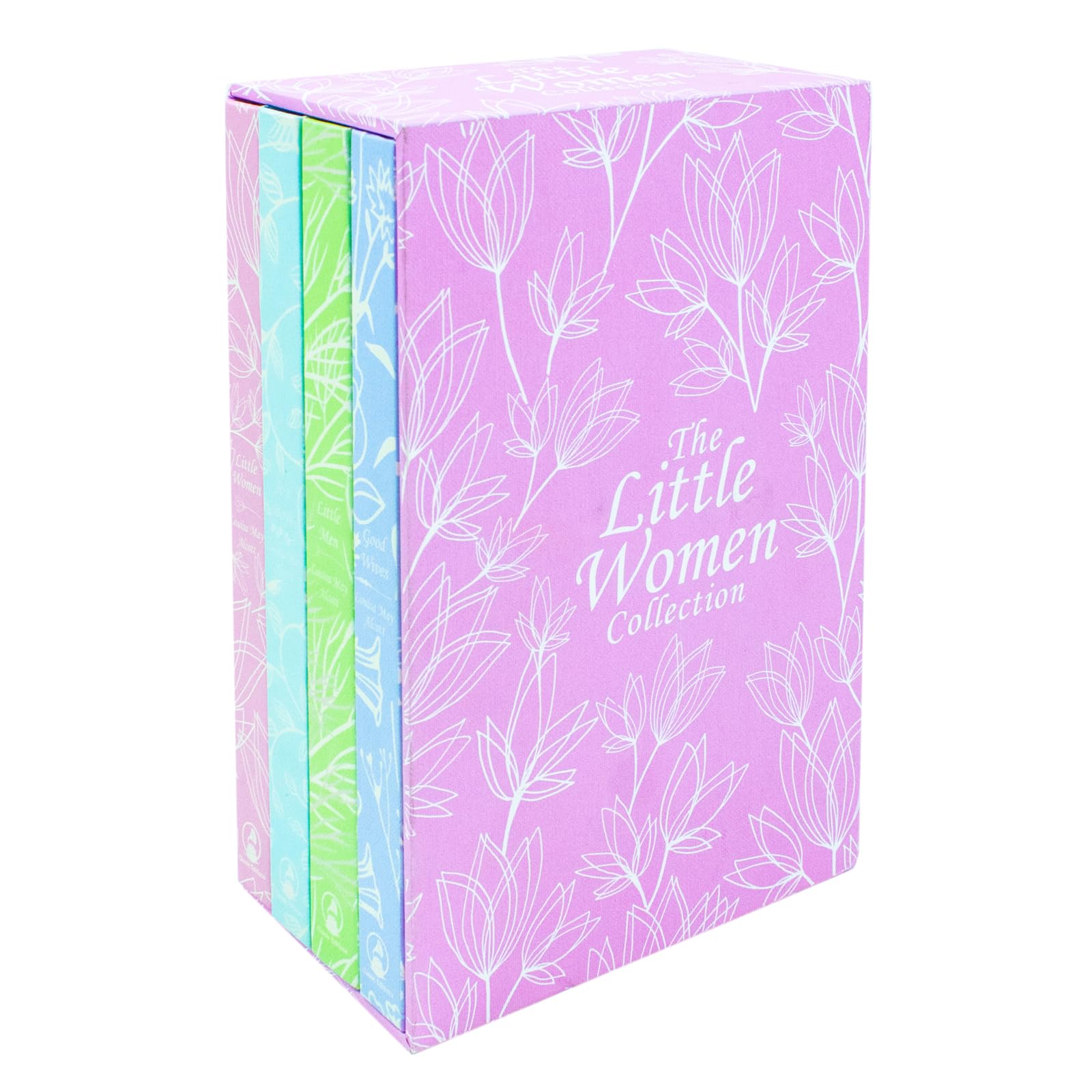 Little Women 4 Book Collection by Louisa May Alcott hardback set front cover