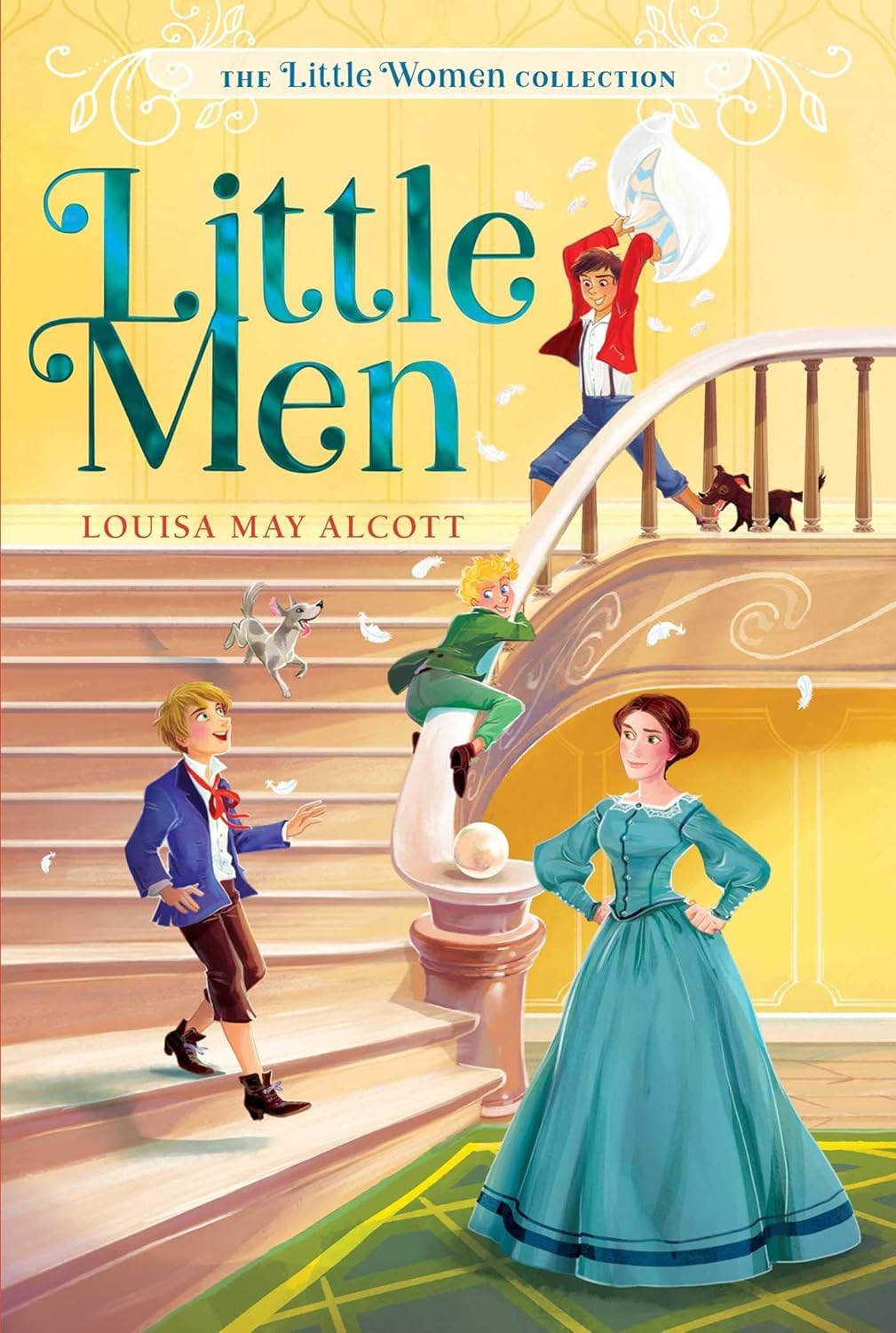 Jo's Boys and Eight Cousins paperback covers from the Little Women 5-book set