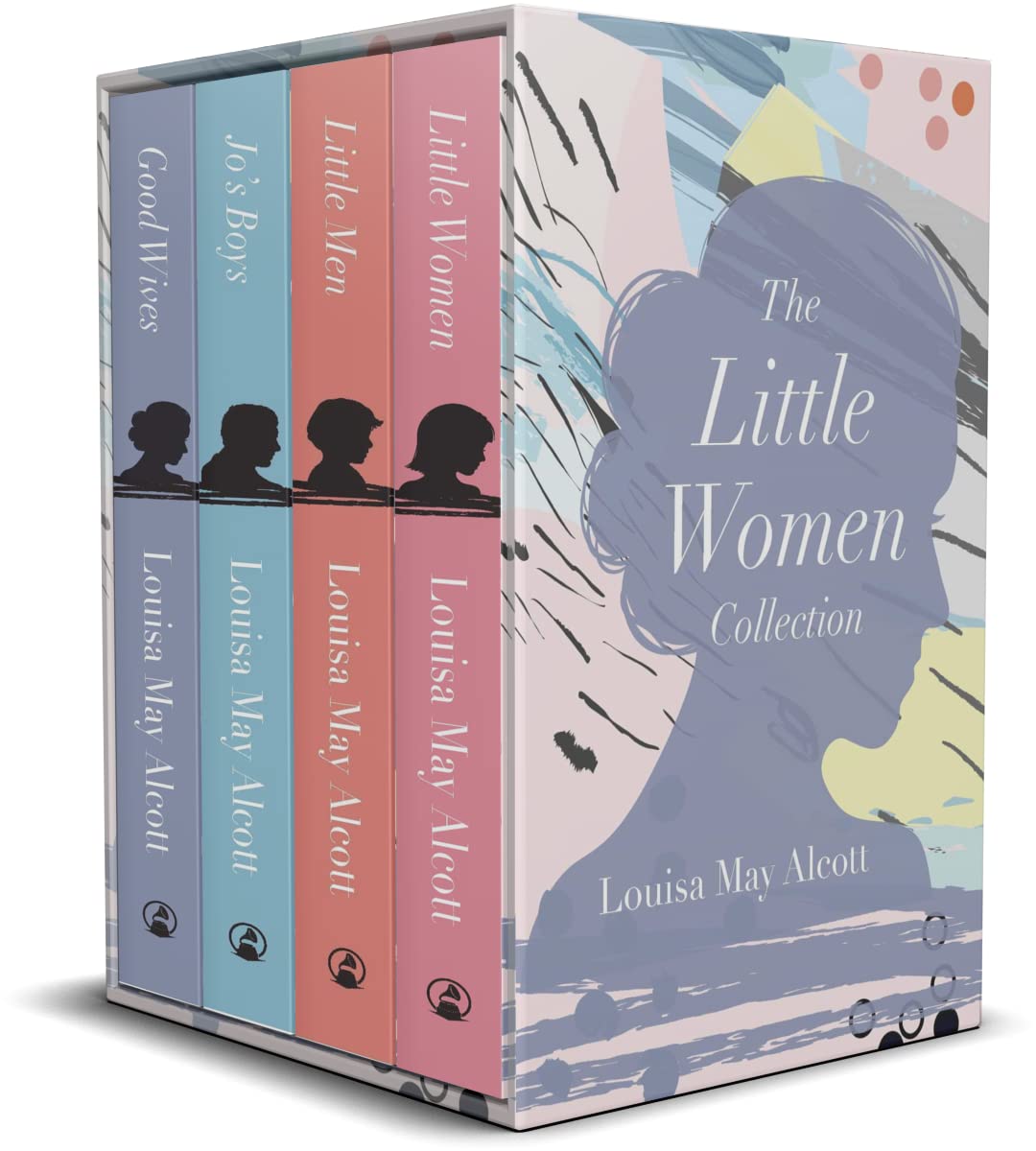 Front cover view of the Little Women 4 Books Collection paperback box set by Louisa May Alcott