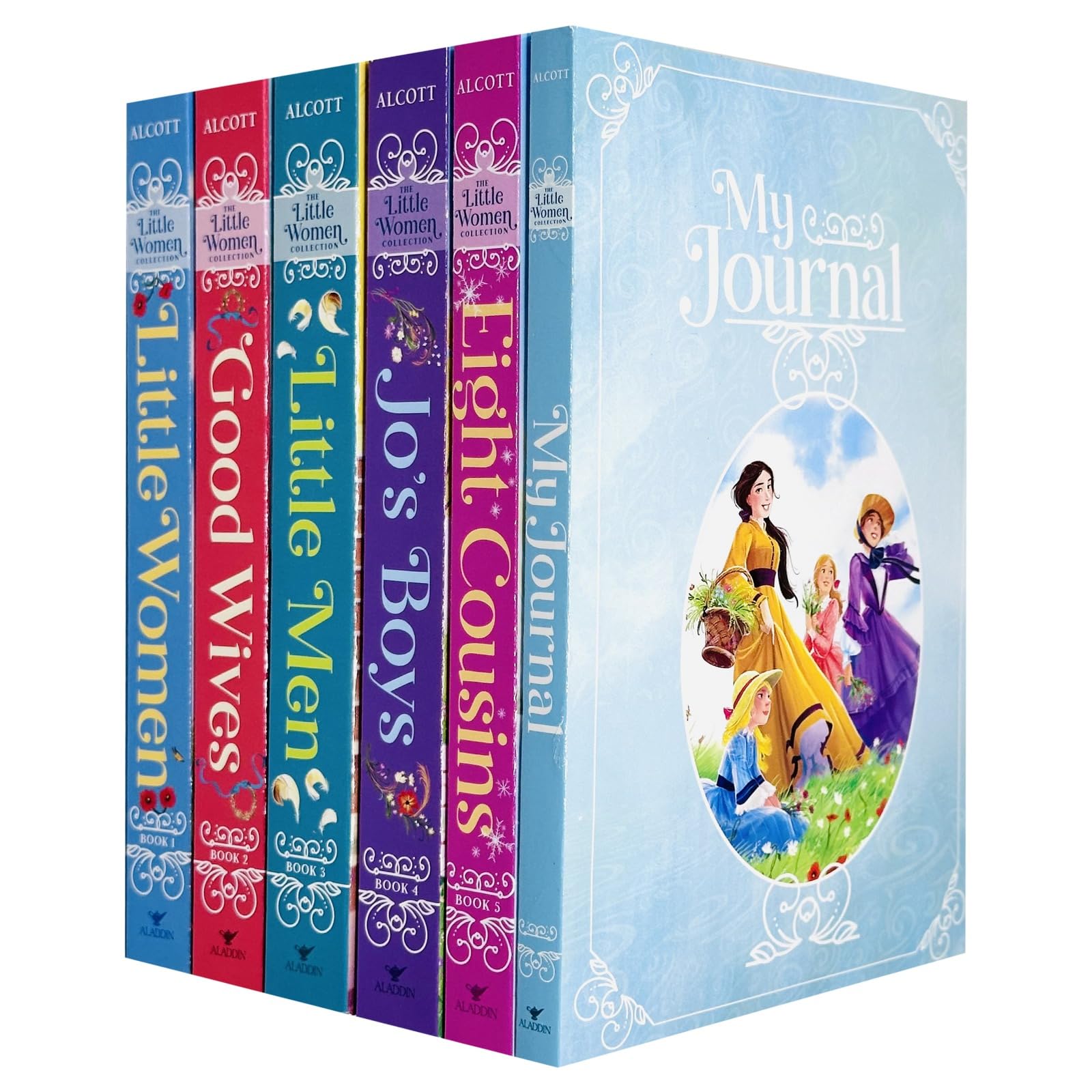 Little Women 5 Books Collection Set by Louisa May Alcott paperback front cover