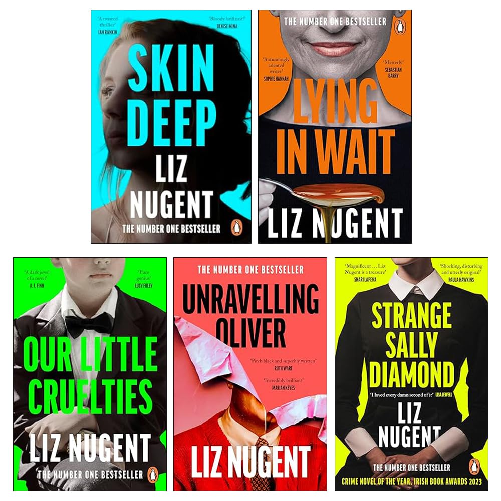 Liz Nugent 5 Books Collection Set paperback front cover artwork