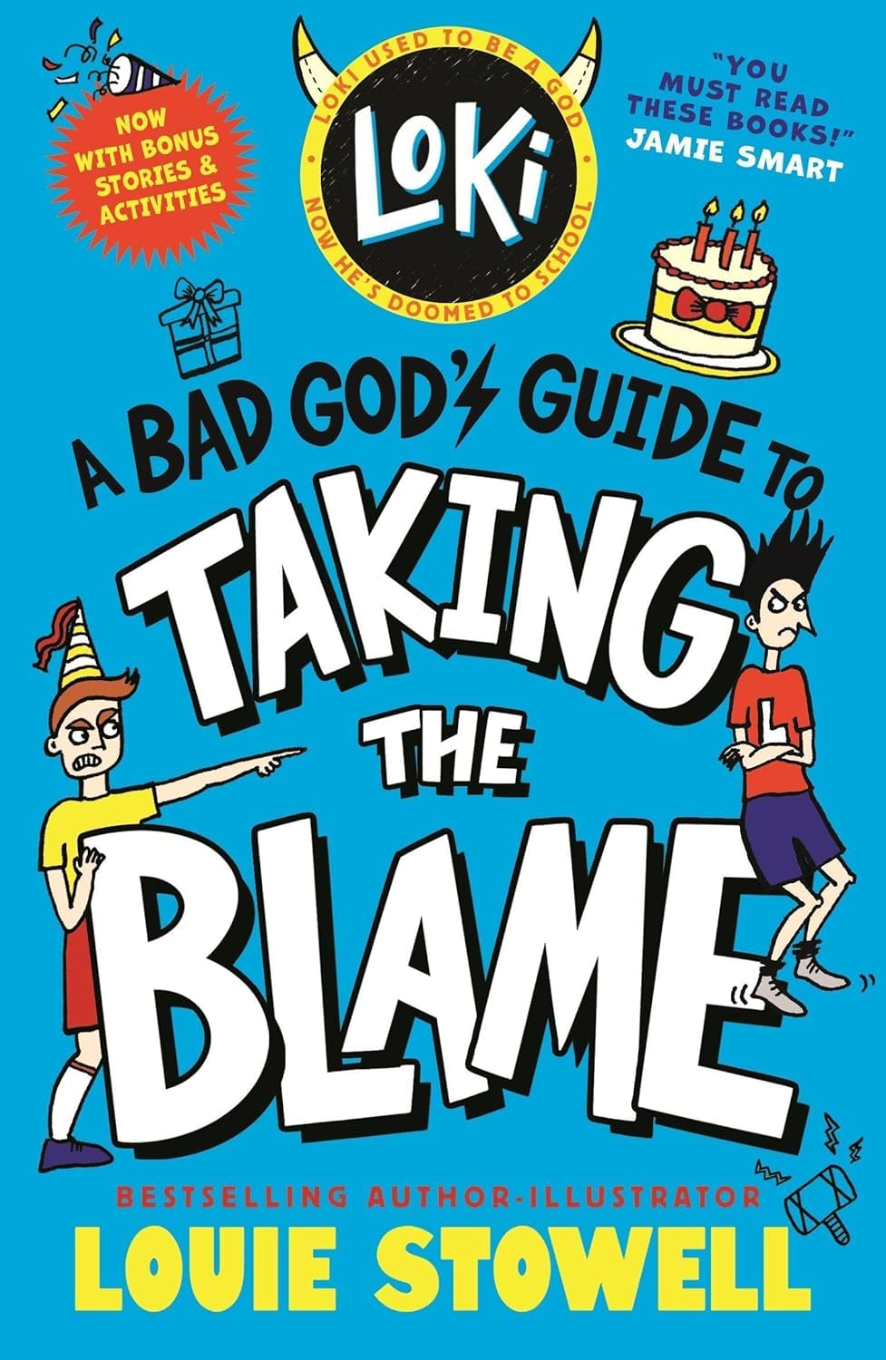Loki: A Bad God's Guide to Causing Chaos paperback front cover, book five in the series