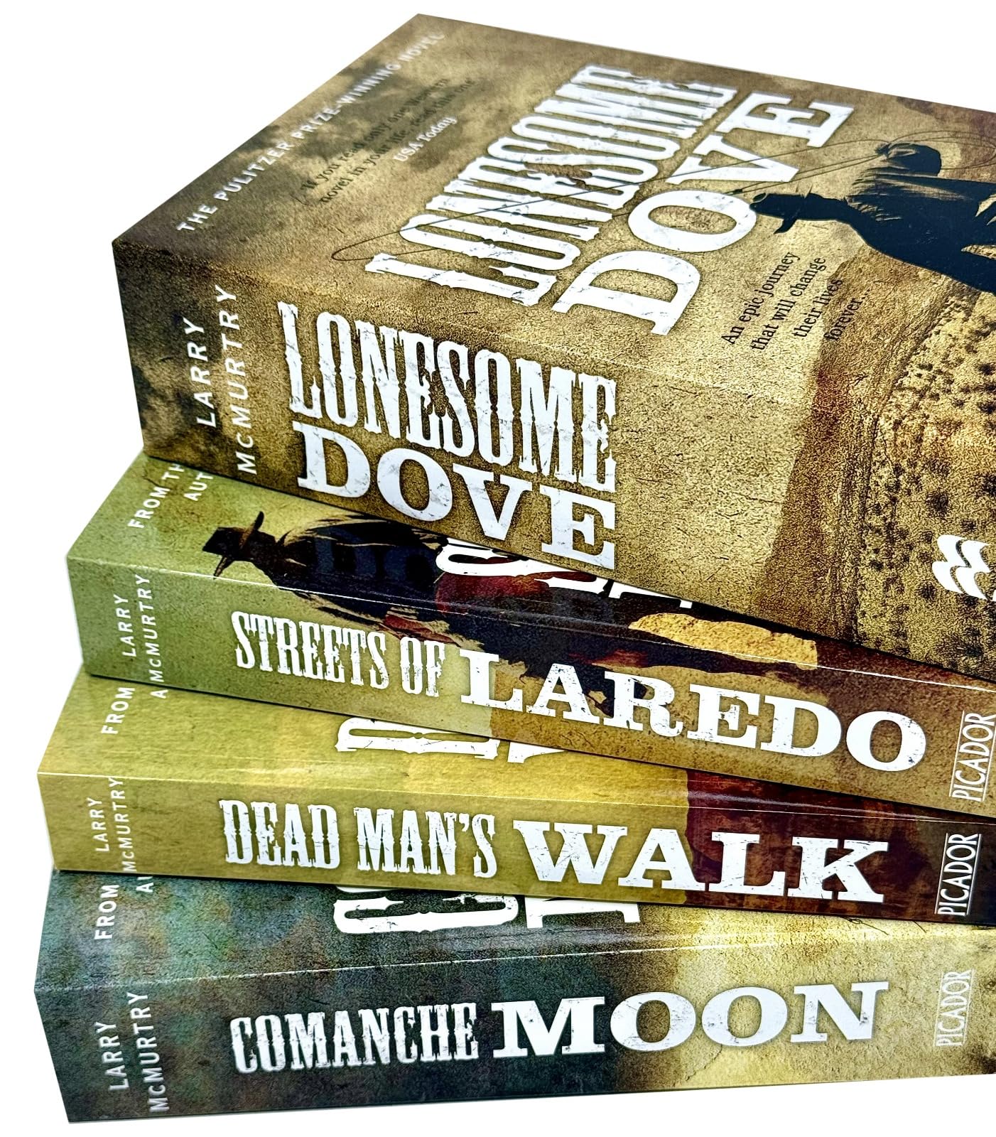 Streets of Laredo paperback cover, the sequel to Lonesome Dove by Larry McMurtry