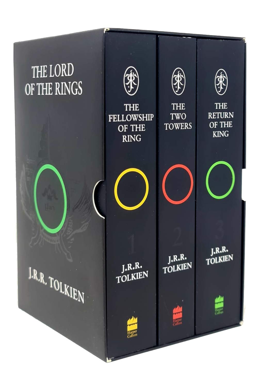 The Lord of the Rings 3 Books Collection Set by J.R.R. Tolkien, paperback box set front cover