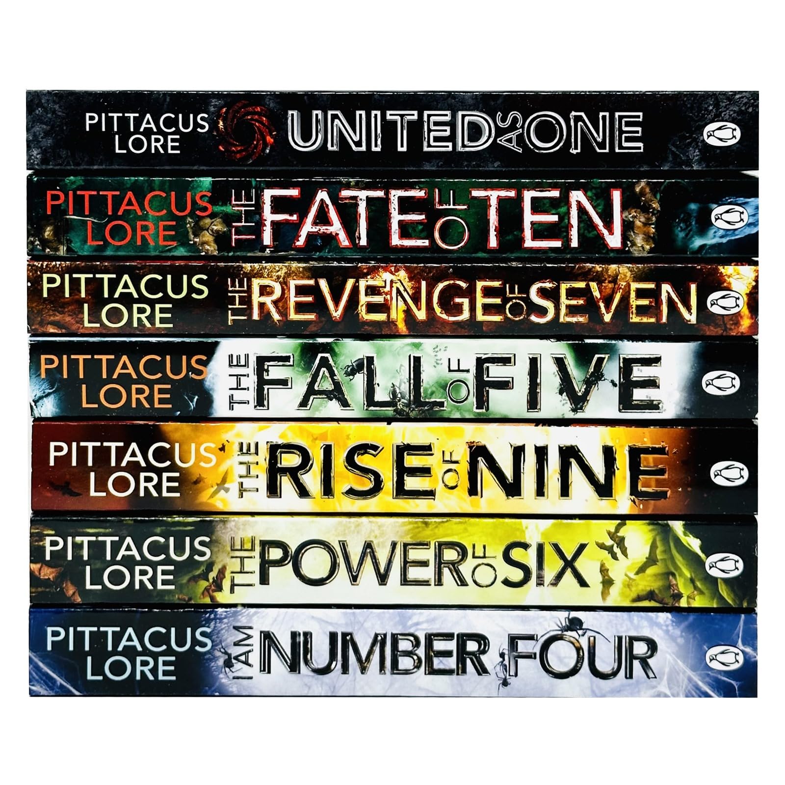 I Am Number Four paperback cover, Book 1 of the Lorien Legacies series by Pittacus Lore