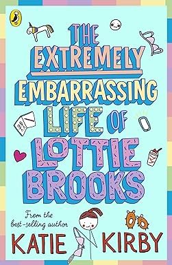 All five Lottie Brooks paperback books by Katie Kirby fanned out together as a complete collection set