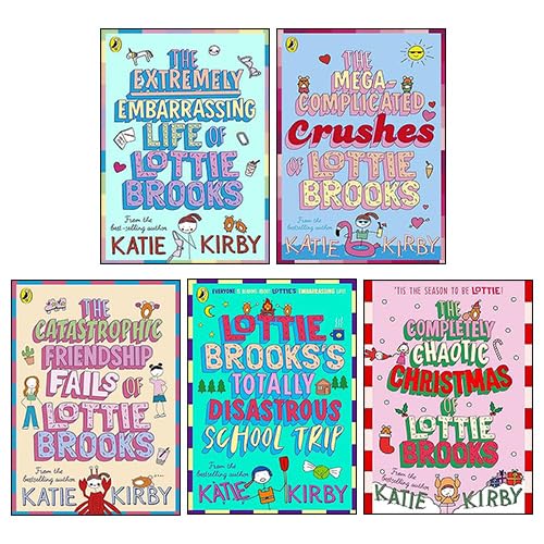 Lottie Brooks 5 Books Collection Set by Katie Kirby - front cover of The Extremely Embarrassing Life of Lottie Brooks paperback