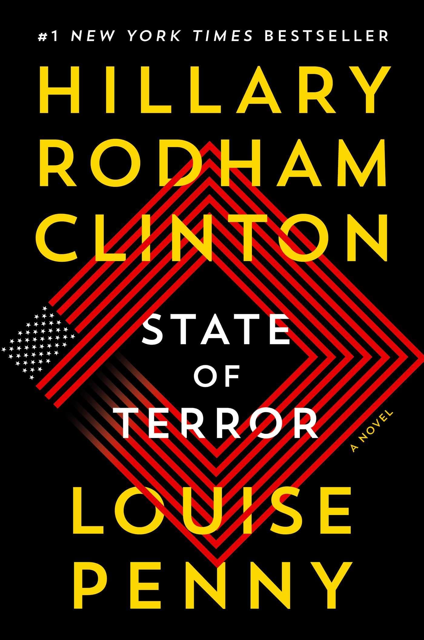 Both paperback books fanned out together, A Fatal Grace by Louise Penny and State of Terror by Louise Penny and Hillary Rodham Clinton