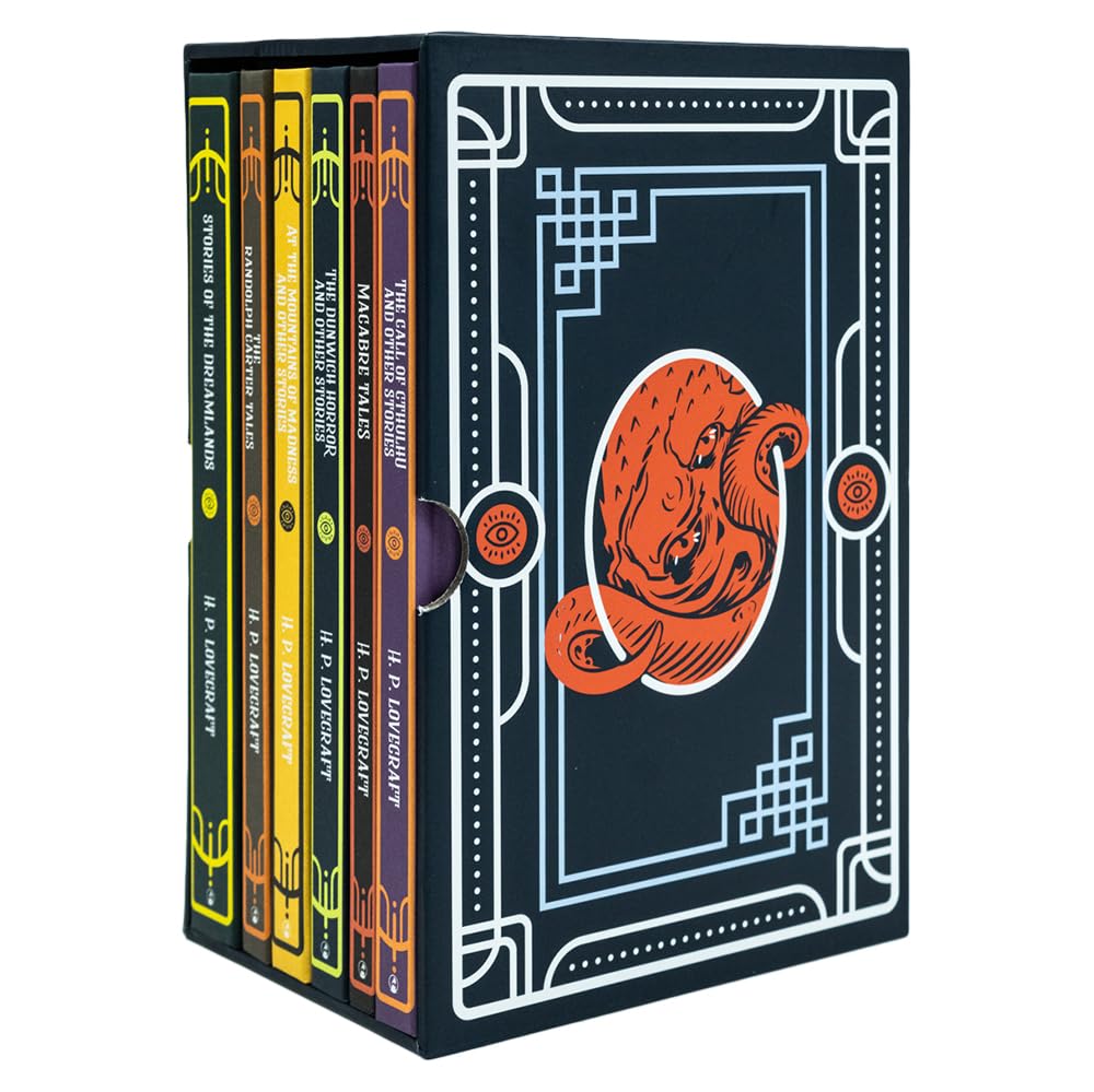 At the Mountains of Madness and The Dunwich Horror hardback covers