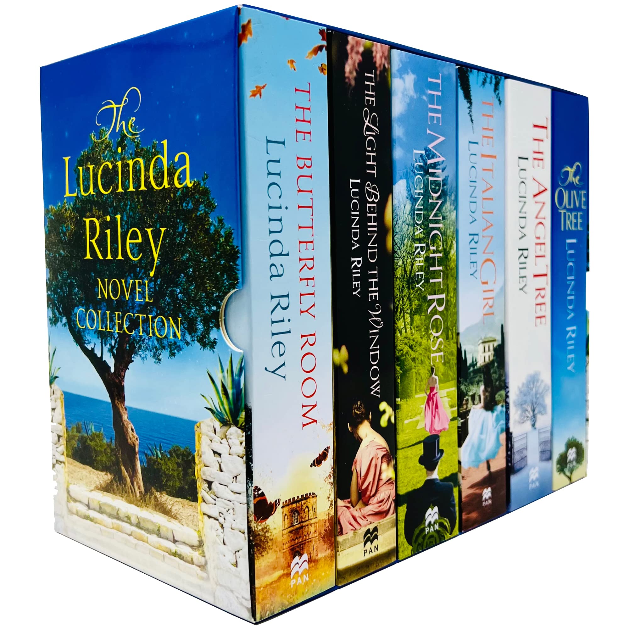 Lucinda Riley Novel Collection 6 Books Box Set front cover showing all six paperback titles