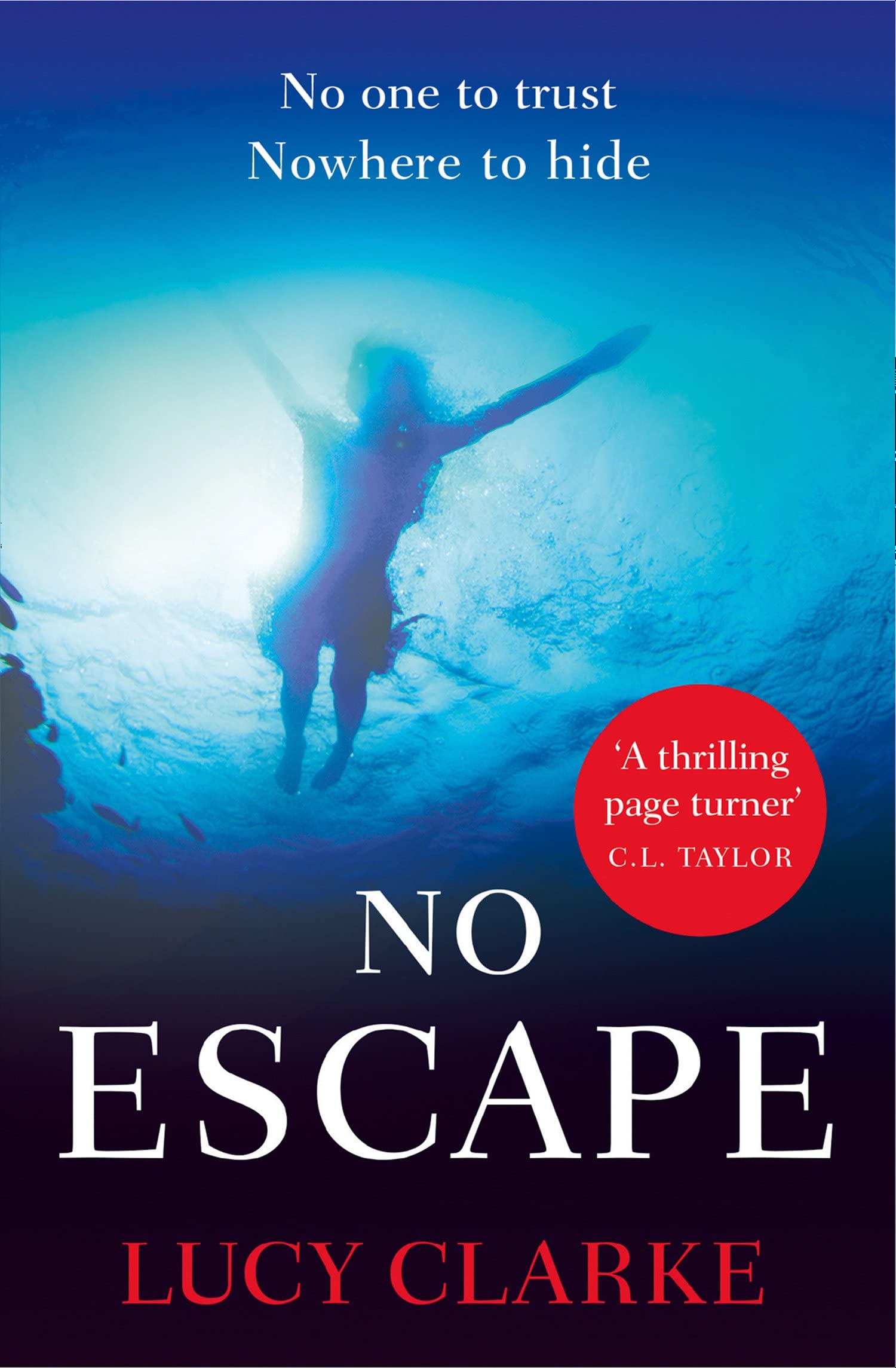 Full Lucy Clarke 5 book paperback collection fanned out showing all five thriller covers