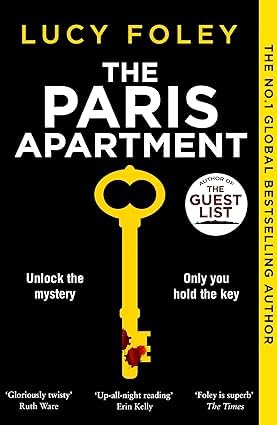 The Paris Apartment by Lucy Foley paperback cover shown within the 4-book collection set